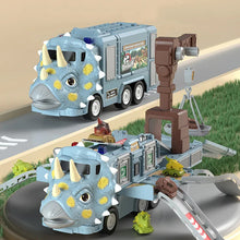 Charger l&#39;image dans la galerie, Nouvel Ensemble de Jouets de Piste de Camion d’Ingénierie Transformant les Dinosaures