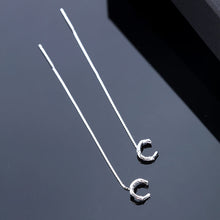 Charger l&#39;image dans la galerie, ✨Boucles d&#39;oreilles alphabet brillant-Lettre Boucle D&#39;oreille Ligne（1 pièce ）