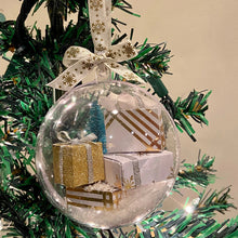 Charger l&#39;image dans la galerie, Boule transparente de décoration de sapin de Noël