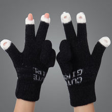Charger l&#39;image dans la galerie, Gants tricotés en laine mignons