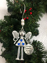 Charger l&#39;image dans la galerie, De beaux amis fous pour toujours– Ornement d&#39;ange, cadeau de Noël