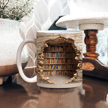 Charger l&#39;image dans la galerie, Tasse de bibliothèque 3D  Note