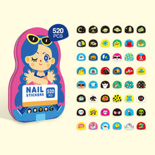 Charger l&#39;image dans la galerie, Autocollants pour ongles pour enfants(520pcs)