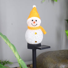 Charger l&#39;image dans la galerie, Lampe solaire bonhomme de neige super mignonne