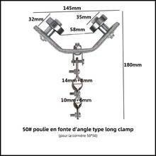 Charger l&#39;image dans la galerie, Poulie en Fer à Angle
