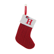 Charger l&#39;image dans la galerie, Bas en tricot avec lettre de Noël