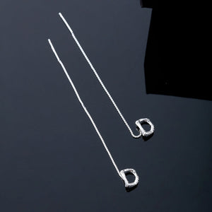 ✨Boucles d'oreilles alphabet brillant-Lettre Boucle D'oreille Ligne（1 pièce ）