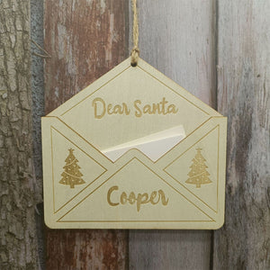Ornement de Noël Lettre au Père Noël