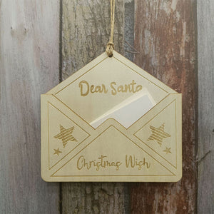 Ornement de Noël Lettre au Père Noël