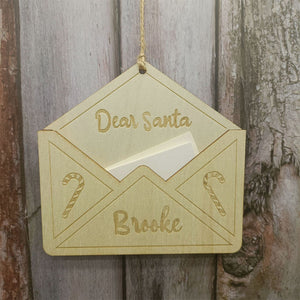 Ornement de Noël Lettre au Père Noël