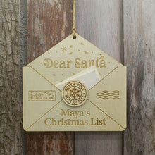 Charger l&#39;image dans la galerie, Ornement de Noël Lettre au Père Noël