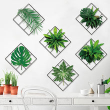 Charger l&#39;image dans la galerie, Sticker mural plante verte 3D