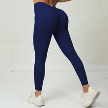 Charger l&#39;image dans la galerie, Leggins de gymnastique à dos en V