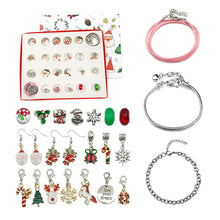 Charger l&#39;image dans la galerie, 👑Calendrier De Compte à Rebours 24 jours Bricolage Perlé Boîte Aveugle Cadeau De Noël Bracelet