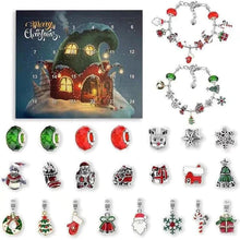 Charger l&#39;image dans la galerie, 👑Calendrier De Compte à Rebours 24 jours Bricolage Perlé Boîte Aveugle Cadeau De Noël Bracelet