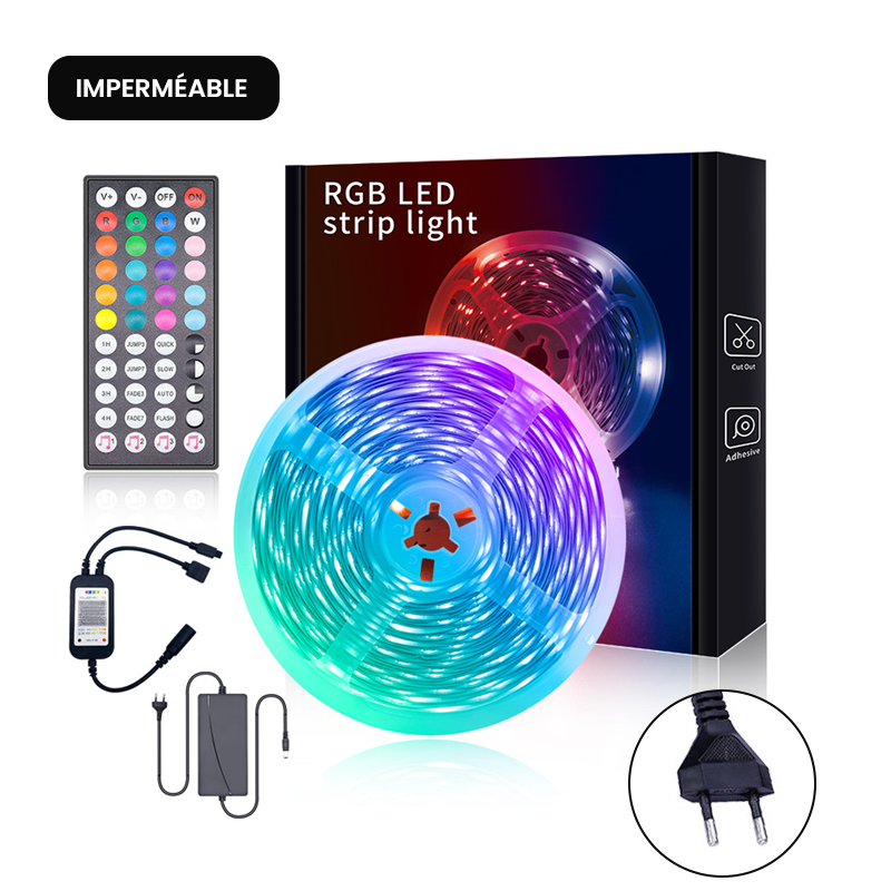 Bande lumineuse de musique à commande vocale Bluetooth intelligente