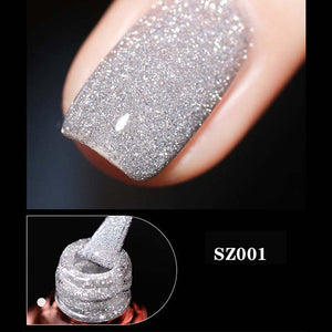Vernis à ongles à paillettes et à diamants