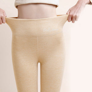 Pantalon cache-ventre en soie