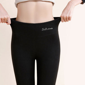 Pantalon cache-ventre en soie