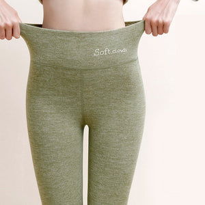 Pantalon cache-ventre en soie