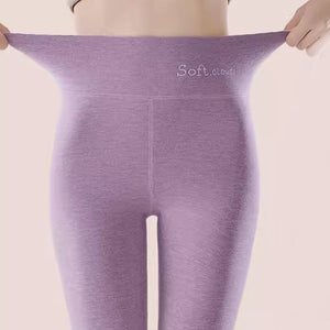 Pantalon cache-ventre en soie