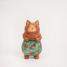 Charger l&#39;image dans la galerie, Ornement chaton sculpté en bois
