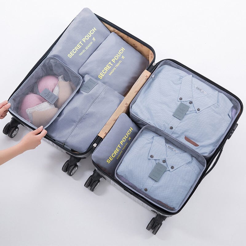 Ensemble organisateur de voyage 7 pièces