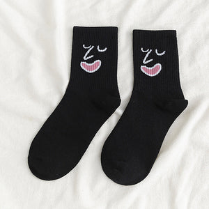Chaussettes drôles d’expression faciale