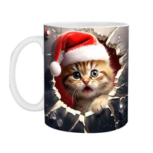 Charger l&#39;image dans la galerie, Tasse gonflée de chocolat chaud de Noël en 3D