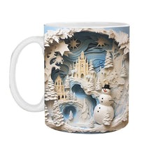 Charger l&#39;image dans la galerie, Tasse gonflée de chocolat chaud de Noël en 3D