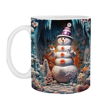 Charger l&#39;image dans la galerie, Tasse gonflée de chocolat chaud de Noël en 3D