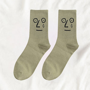 Chaussettes drôles d’expression faciale