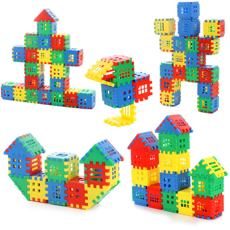 🏠Blocs de construction à emboîter de type gaufre