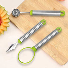 Charger l&#39;image dans la galerie, Ensemble de trois pièces pour creuser des fruits