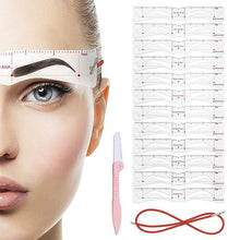 Charger l&#39;image dans la galerie, Kit de pochoirs à sourcils en silicone