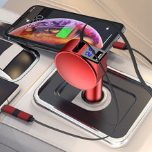 Charger l&#39;image dans la galerie, Adaptateur de voiture à charge rapide télescopique 3 en 1