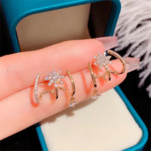 Charger l&#39;image dans la galerie, Boucles d&#39;oreilles étoile à huit branches