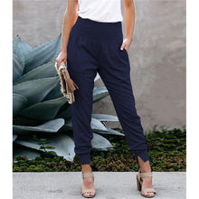 Charger l&#39;image dans la galerie, pantalon crop à taille fendue