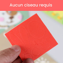 Charger l&#39;image dans la galerie, Autocollants Faits à La Main d&#39;Animaux de Bricolage pour Enfants
