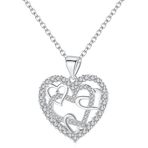Collier Coeurs Entrelacés