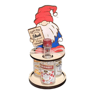 Mini porte-bouteilles d'alcool de Noël