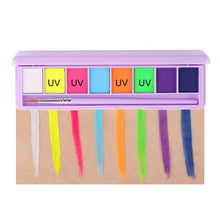 Charger l&#39;image dans la galerie, Palette de maquillage fluorescent soluble dans l&#39;eau