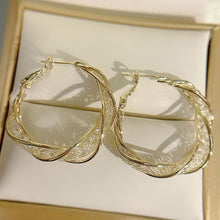Charger l&#39;image dans la galerie, Boucles d&#39;Oreilles Torsadées à la Mode
