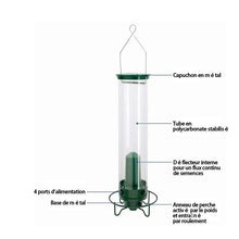 Charger l&#39;image dans la galerie, Mangeoire à oiseaux anti-écureuil