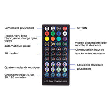 Charger l&#39;image dans la galerie, 💡🌈Lumières colorées de la télécommande😎