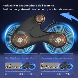 🔥Rouleaux de Fitness Auto-rebondissants