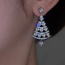 Charger l&#39;image dans la galerie, Boucles D&#39;oreilles Tiges Sapin De Noël