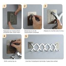 Charger l&#39;image dans la galerie, Cintre rétractable en métal
