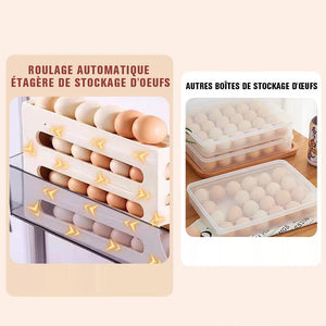 Support de stockage d'œufs à quatre niveaux