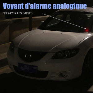 Lampe solaire à capteur antivol pour voiture